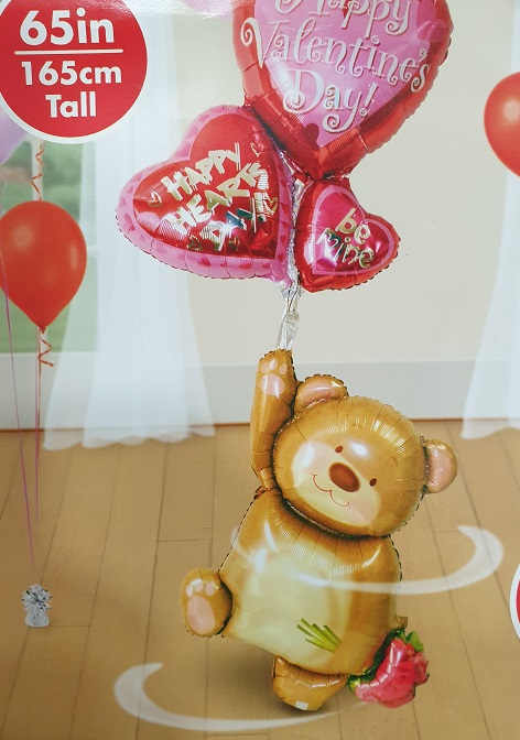 Be Mine Love Bear Airwalker Balloon